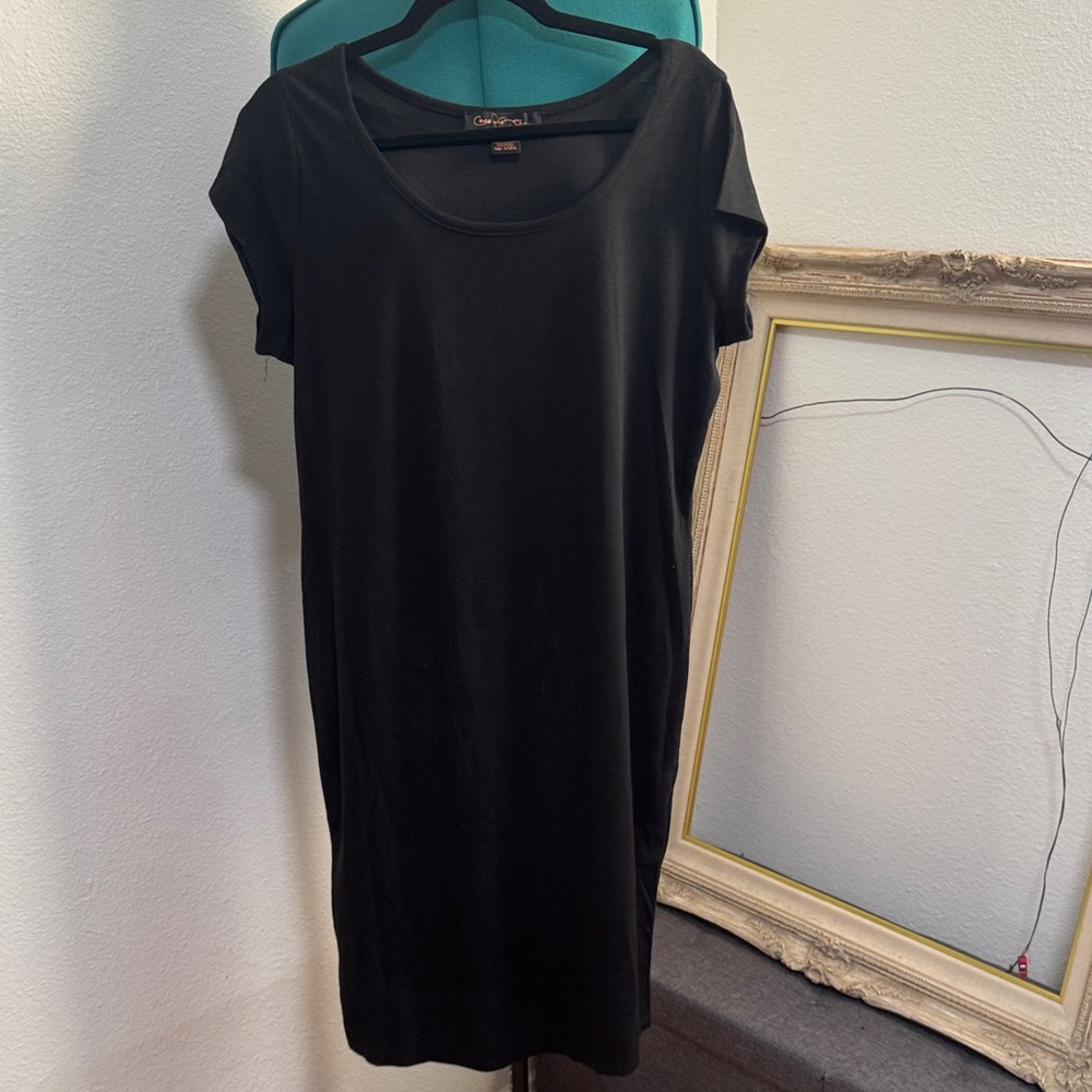 Classic Black Midi Dress